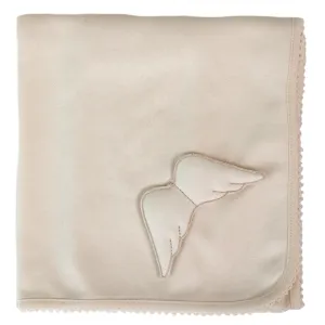Unisex Beige Angel Blanket