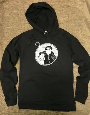Unisex Black Captain Doug Pullover Hoodie