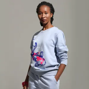 Unisex Graphic Sweatshirt | Koi Fish Blue