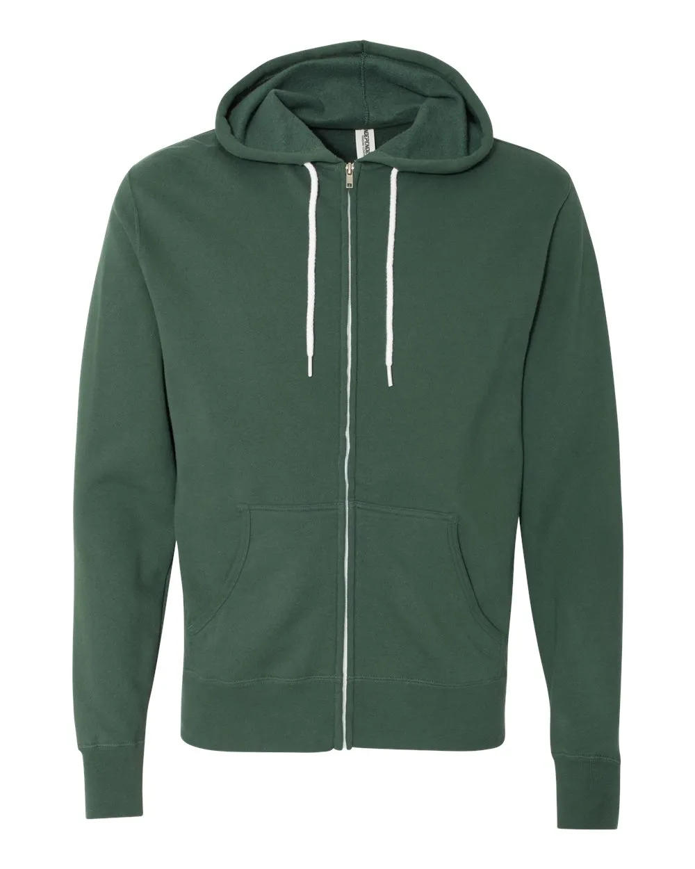 Unisex Lightweight Fitted Zip Hooded Sweatshirt