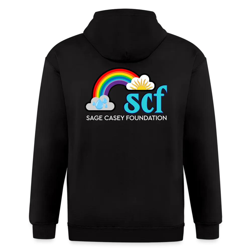 Unisex Zip Hoodie - Words Matter/SCF Classic Logo