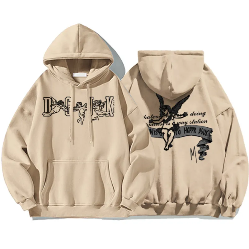 Urban High Street Letter Graphic Hoodies