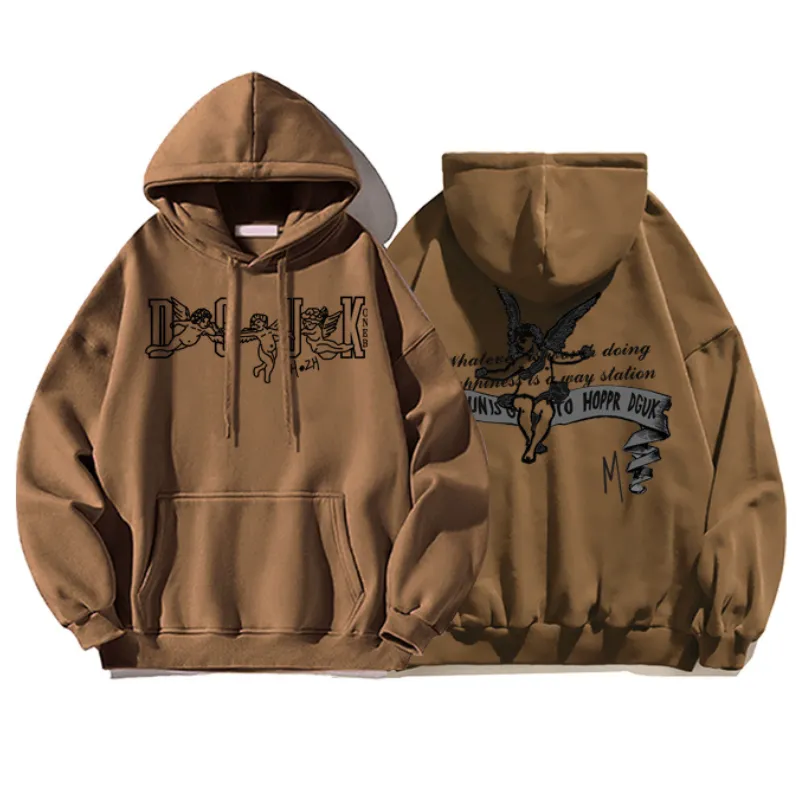 Urban High Street Letter Graphic Hoodies