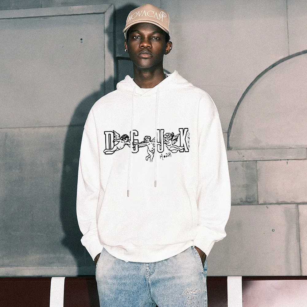 Urban High Street Letter Graphic Hoodies