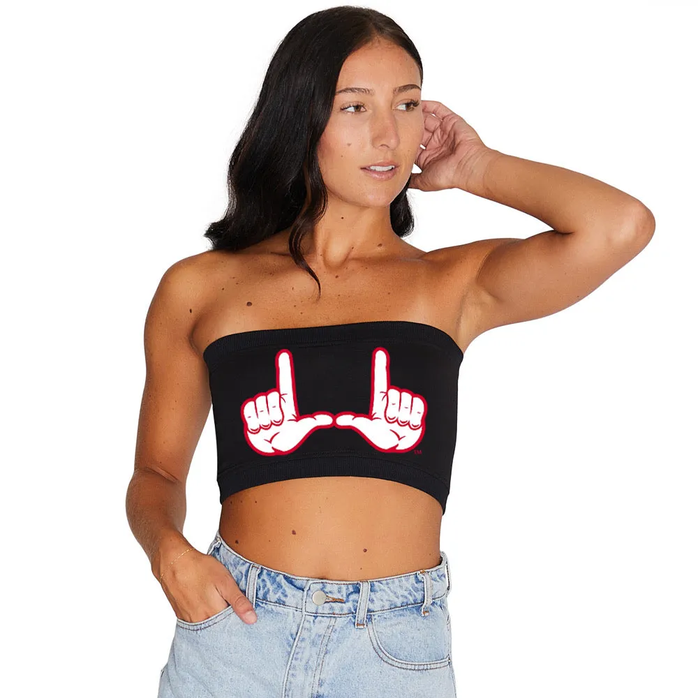 Utah Black Bandeau Top