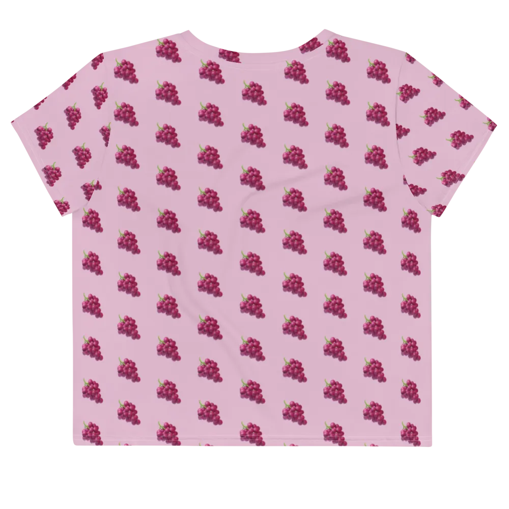 UVA 🍇 All-Over Print Crop Top