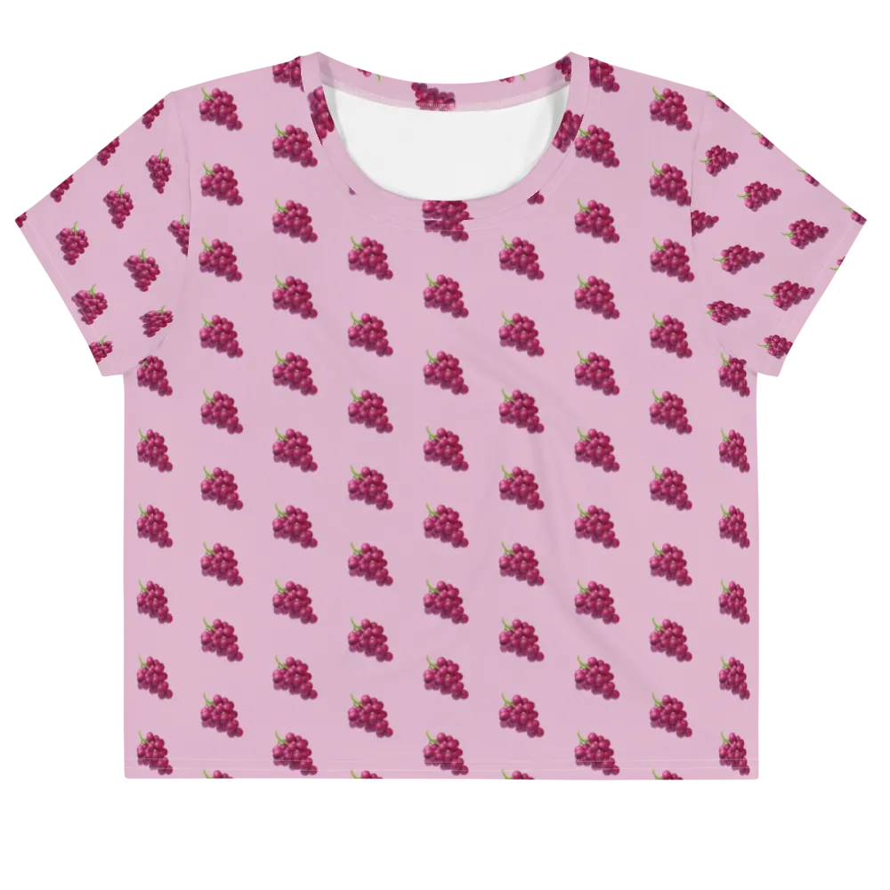 UVA 🍇 All-Over Print Crop Top