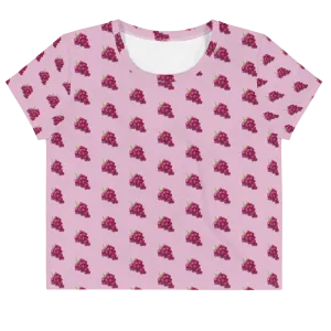 UVA 🍇 All-Over Print Crop Top