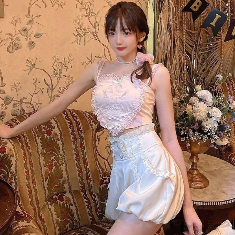 Valentine Angel Crop Top