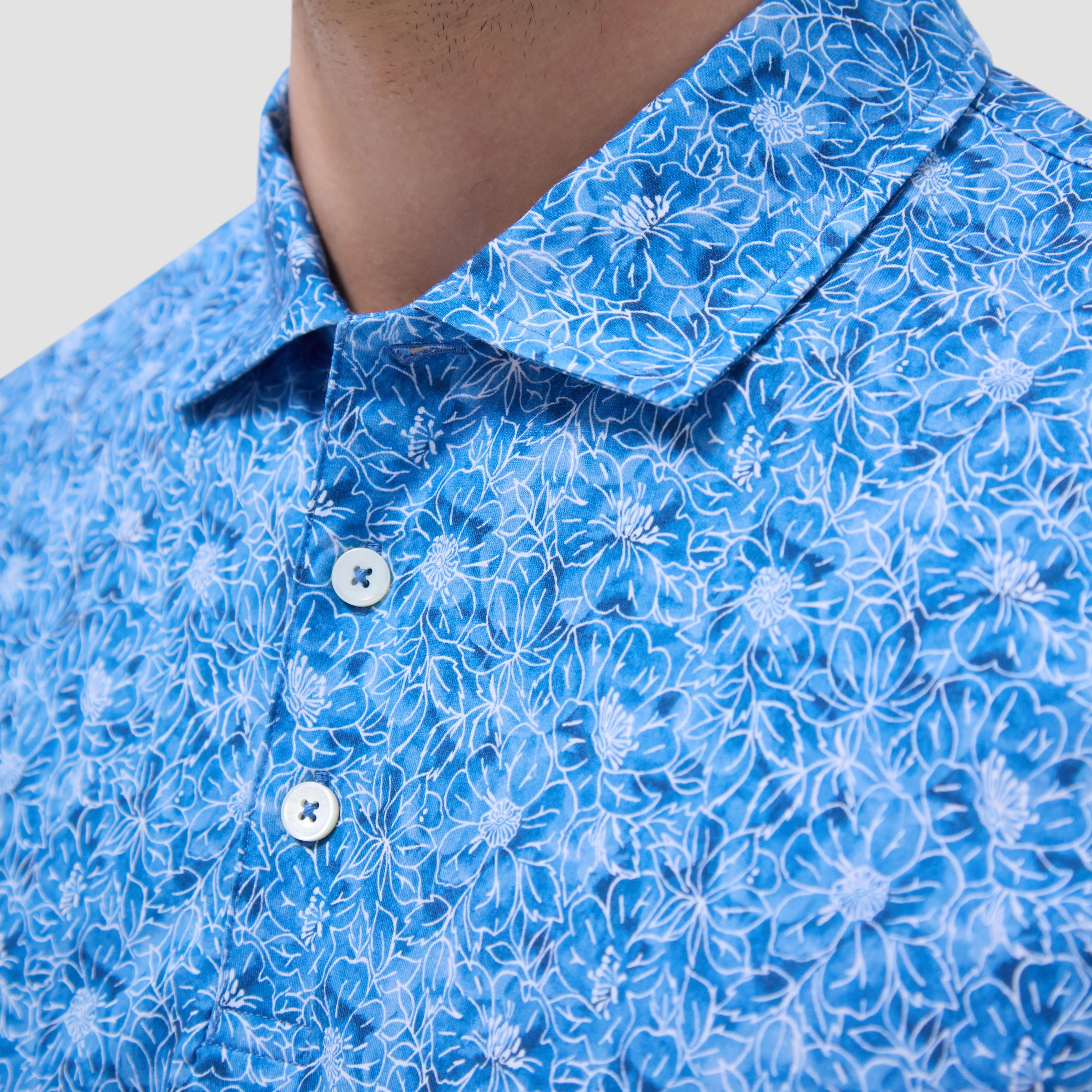 Victor Floral OoohCotton Polo Shirt