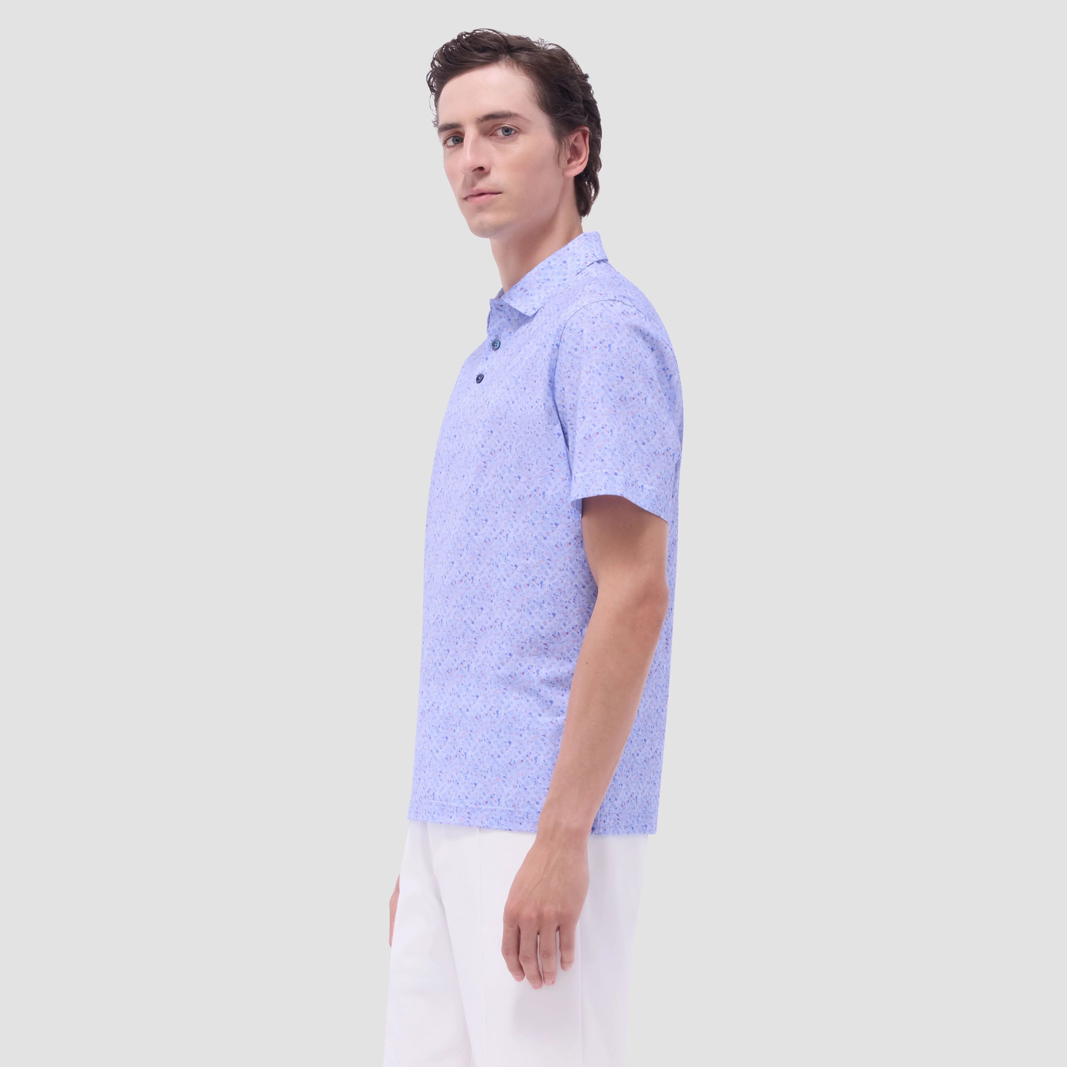 Victor Splatter Print OoohCotton Polo Shirt