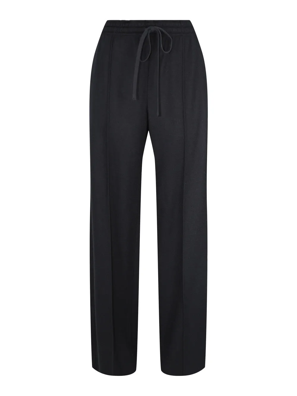 Vince Mid Rise Drawstring Pull On Pant in Black