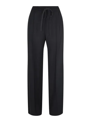 Vince Mid Rise Drawstring Pull On Pant in Black
