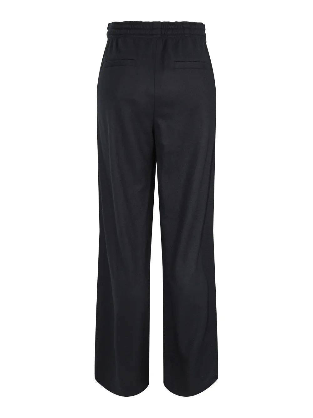 Vince Mid Rise Drawstring Pull On Pant in Black