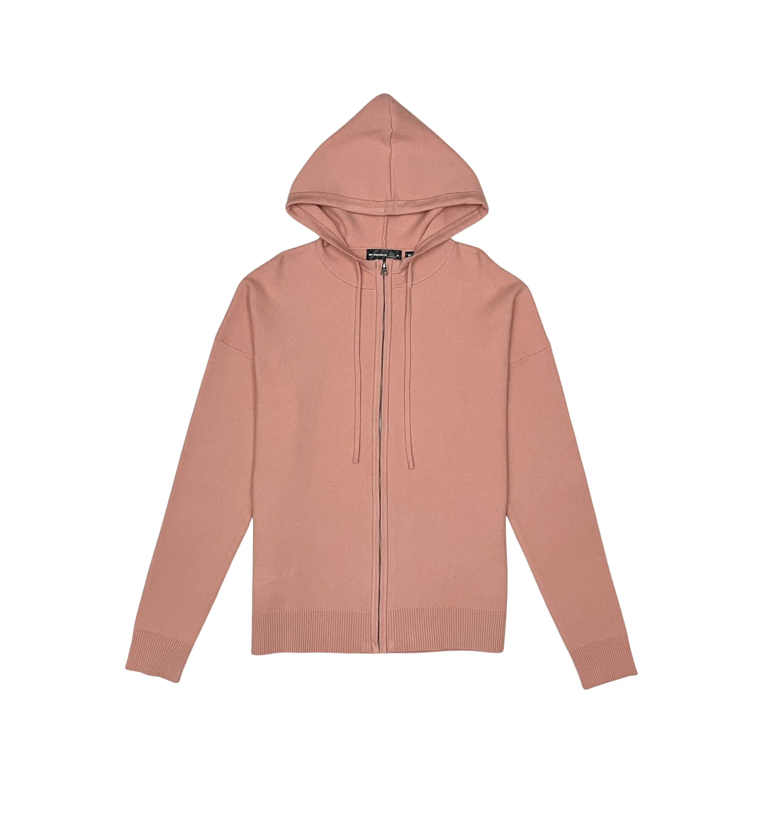 Viscos Poly Double Knit Zip Up Hoodie