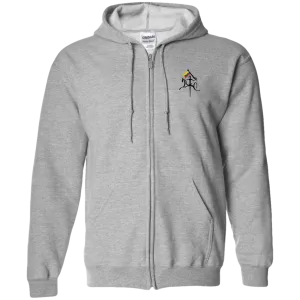 Vytis with Flag - Men/Women Unisex Comfort Full-Zip Hoodie