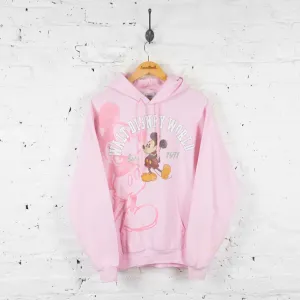 Walt Disney World Mickey Mouse Hoodie - Pink - M