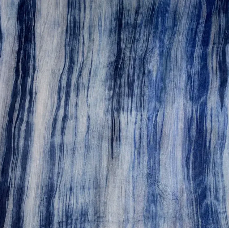 Watercolor Scarf - Denim