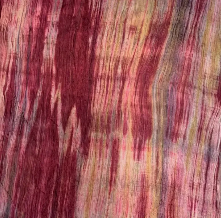 Watercolor Scarf - Raspberry