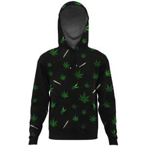 Weed Joint All Over Printed Hoodie