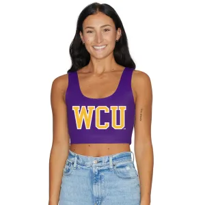 West Chester University Purple Crop Tank Top