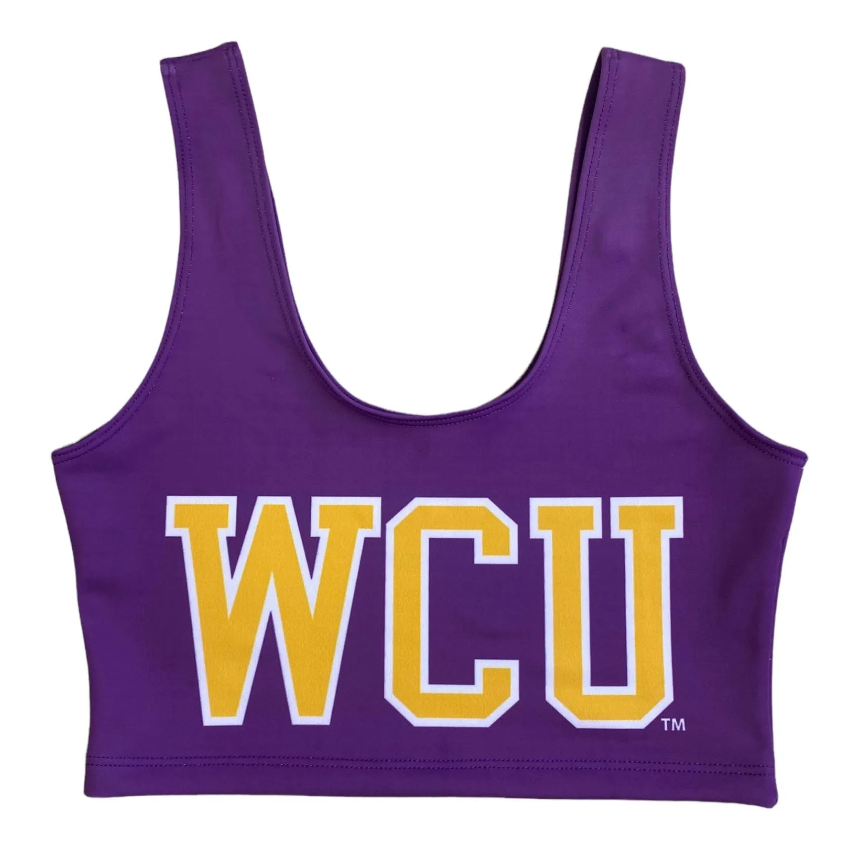 West Chester University Purple Crop Tank Top