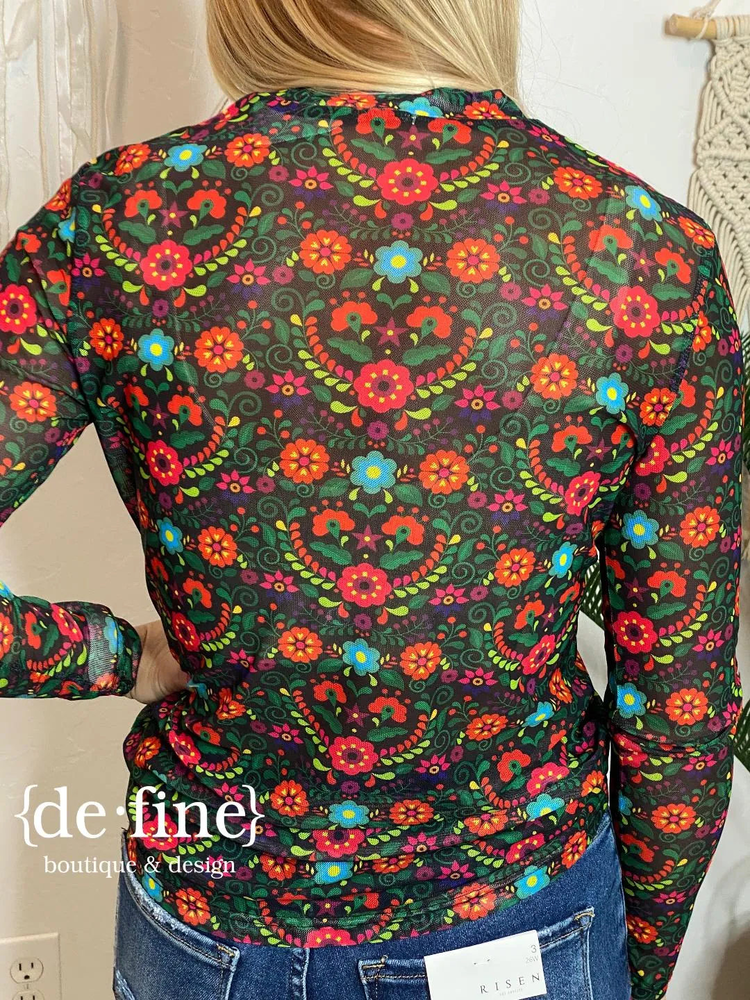 Western Long Sleeve Sheers