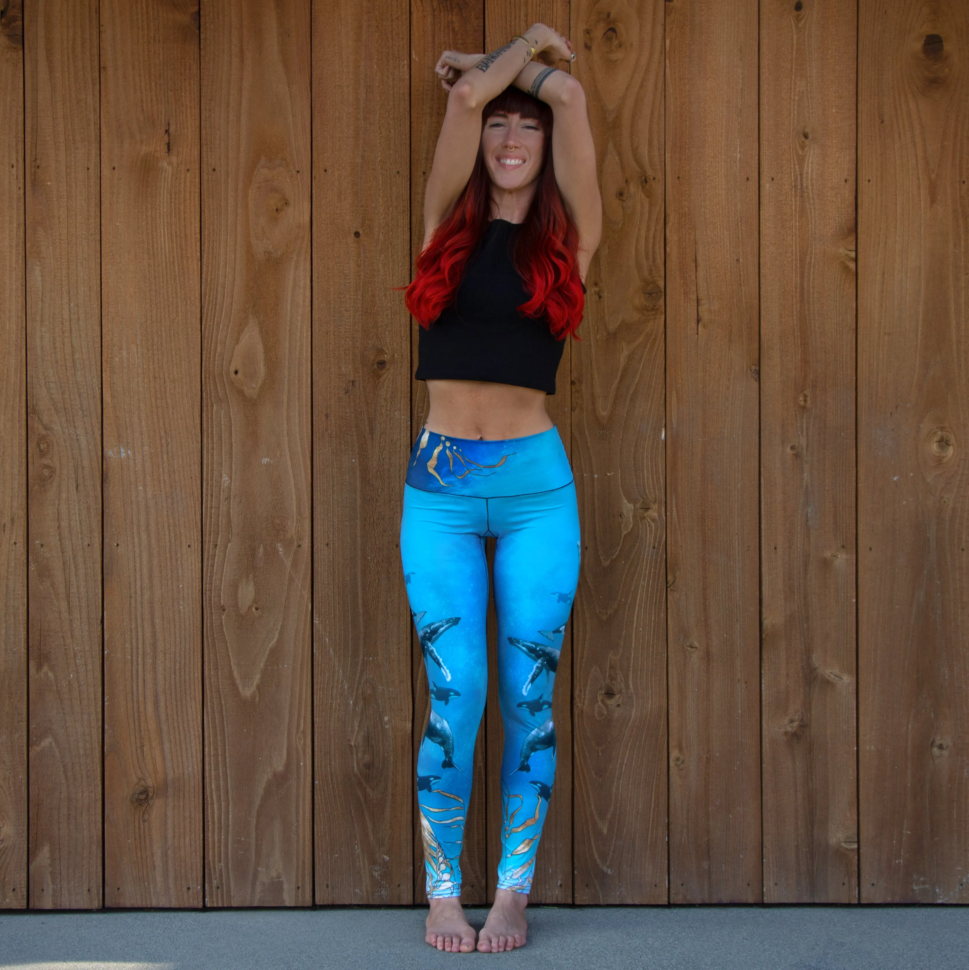 Whale Song Yoga Legging