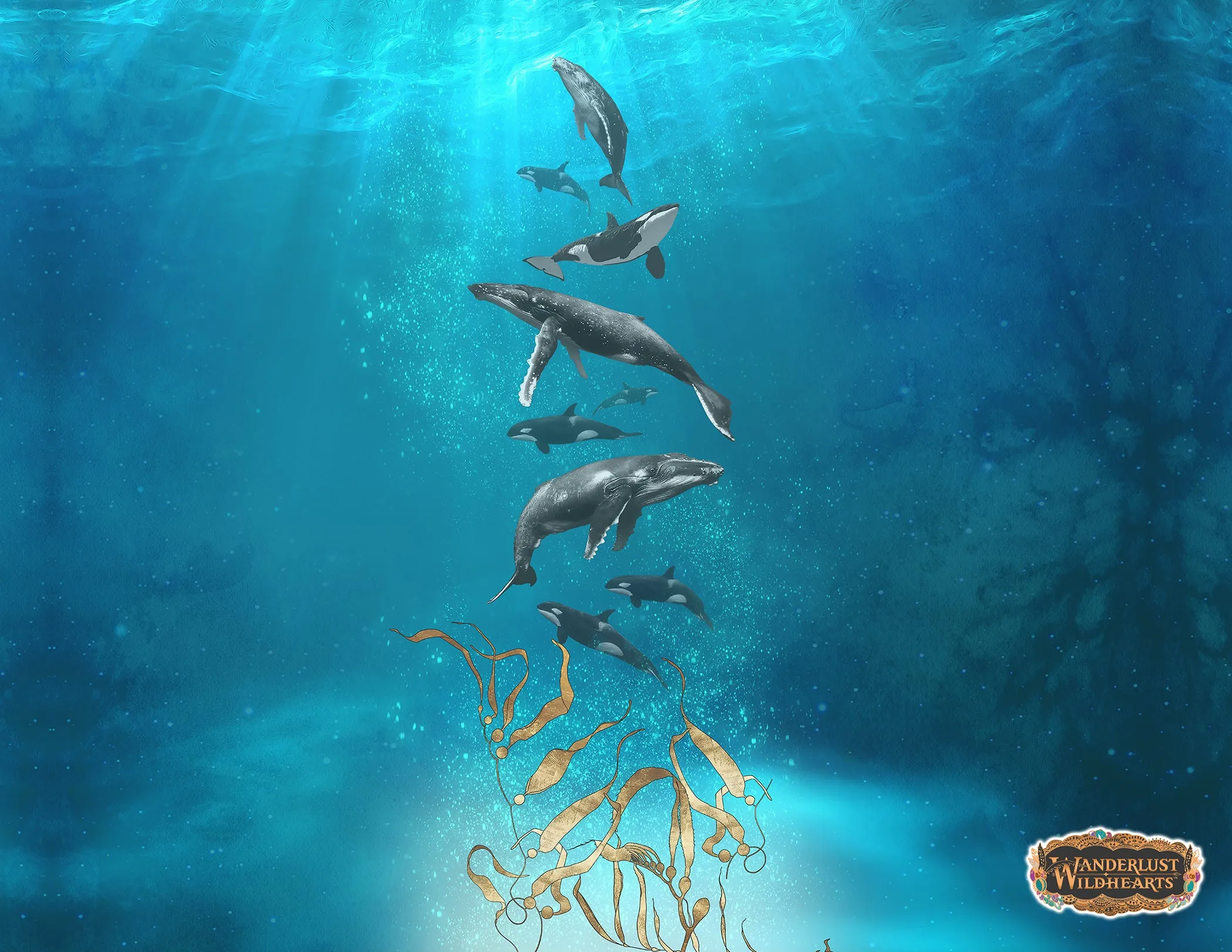 Whale Song Yoga Legging