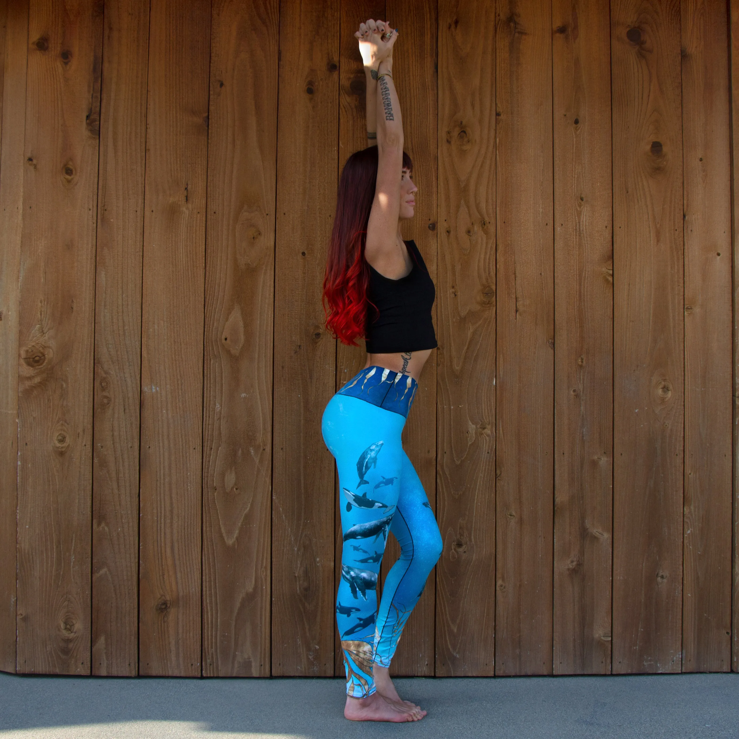 Whale Song Yoga Legging