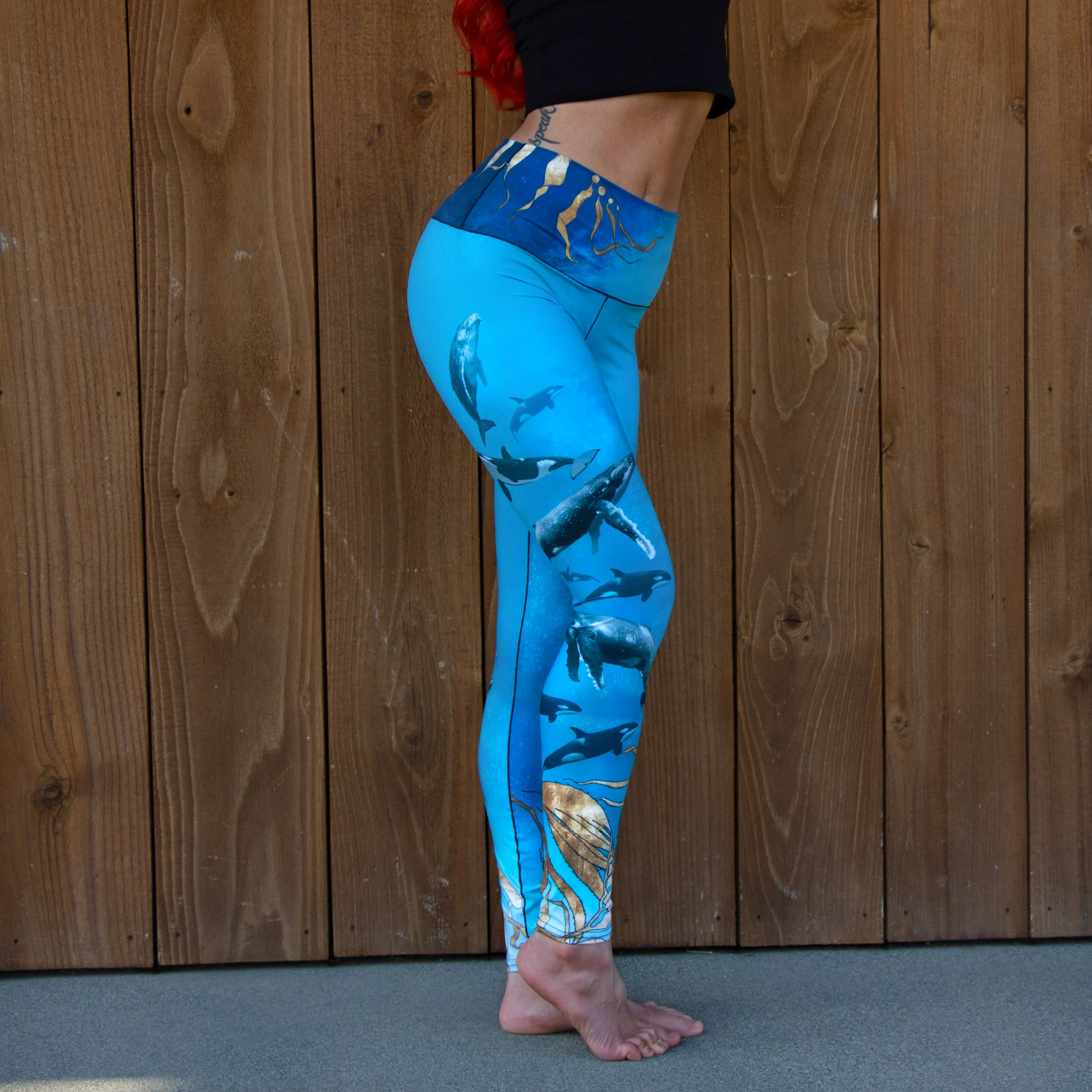 Whale Song Yoga Legging