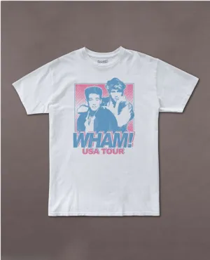 WHAM! USA Tour White Unisex Tee