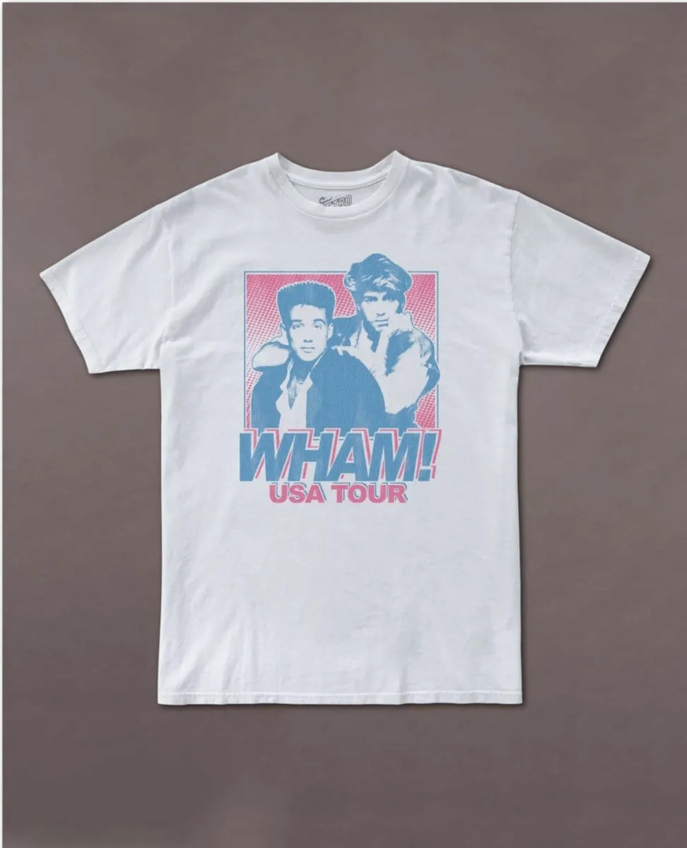 WHAM! USA Tour White Unisex Tee