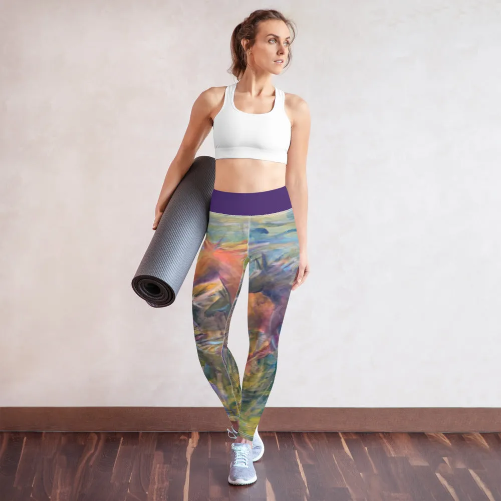 Whimsy Fit “Run” Yoga Leggings