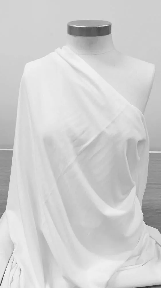 White- Cotton French Terry