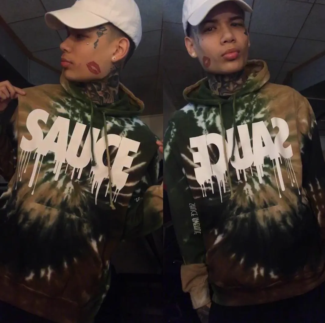 White Sauce | Camo Tie Hoodie