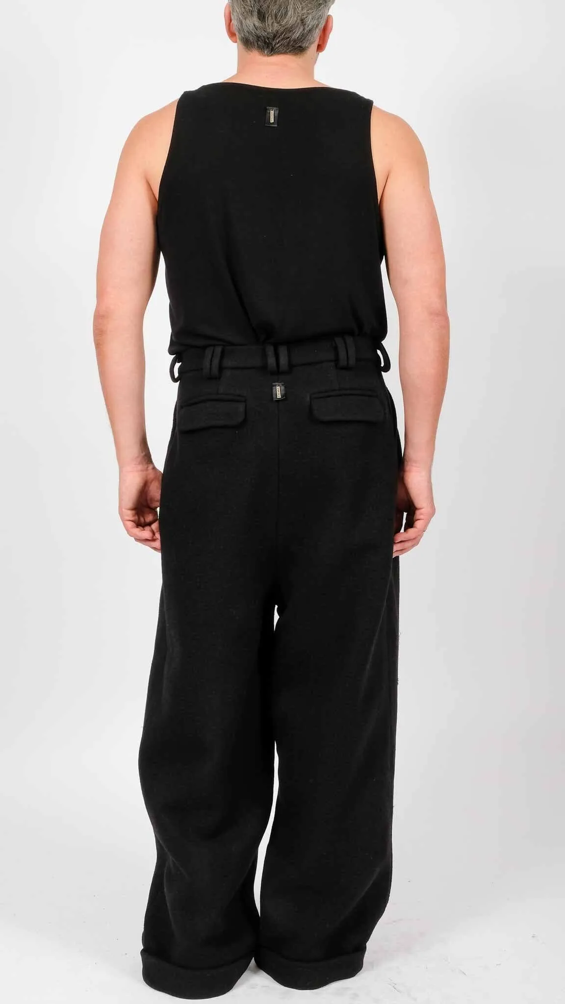 Wide Wool Trousers