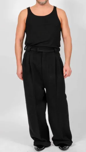 Wide Wool Trousers
