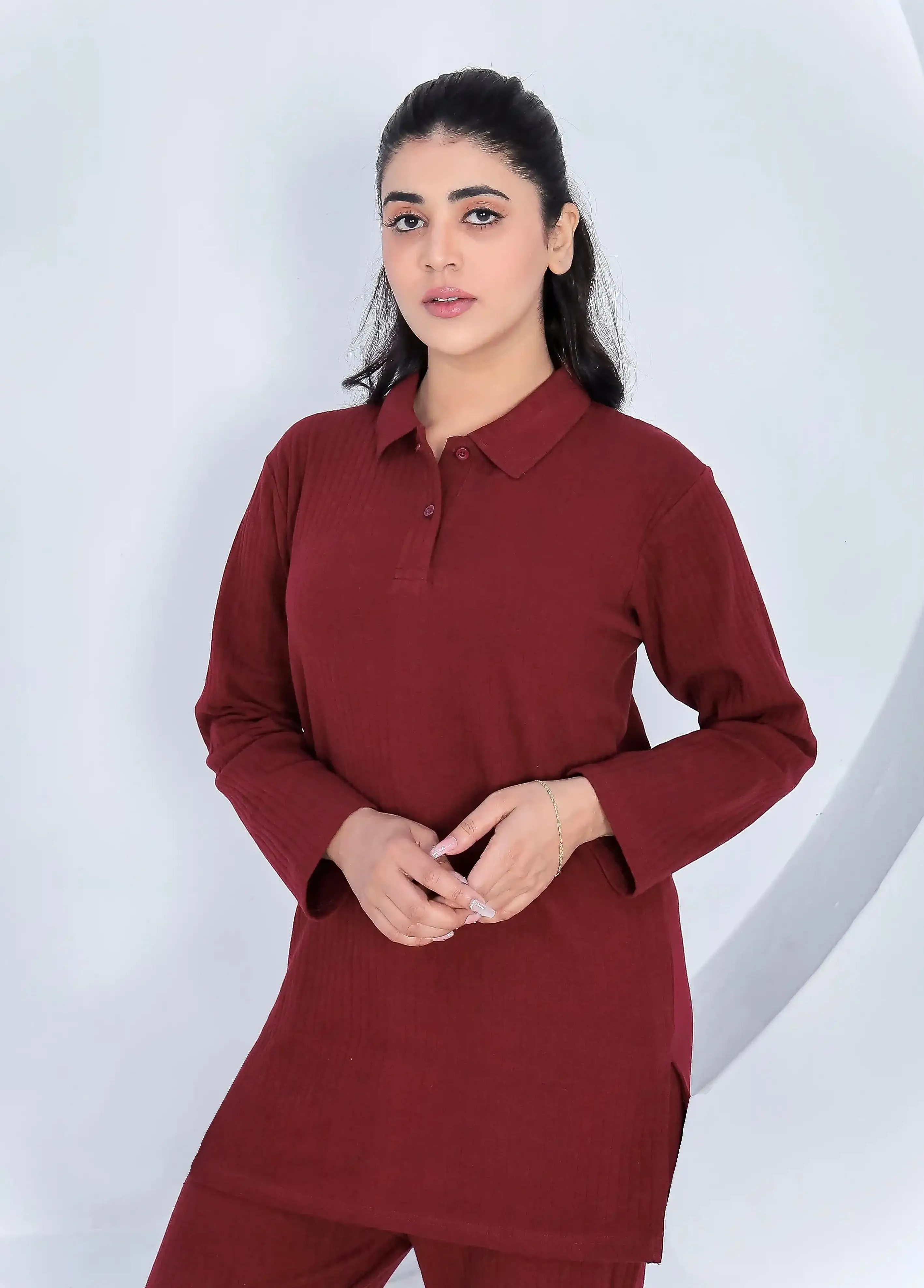 Wine Flow - Premium Cotton Twinset
