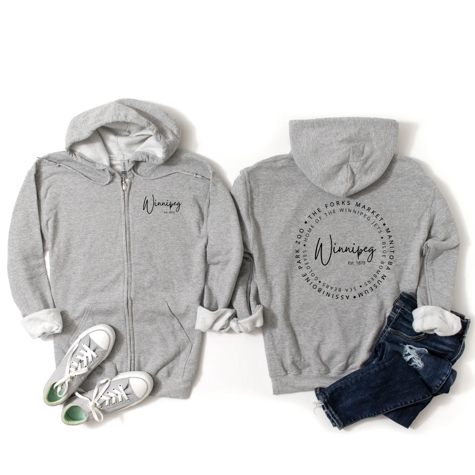 Winnipeg CozyZip Hoodies
