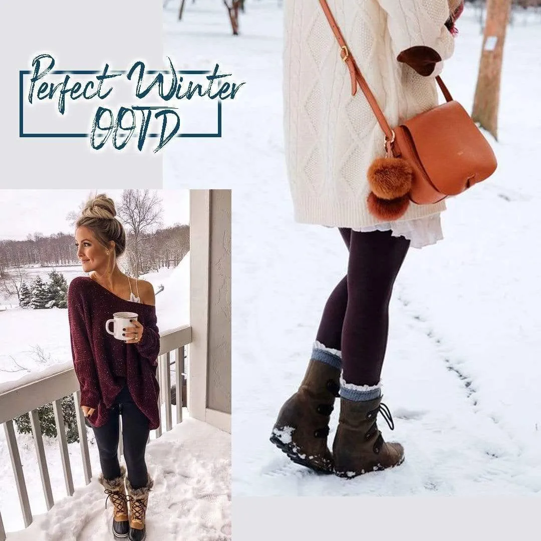 Winter Fleece Lined Stretchy Leggings