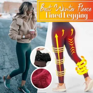 Winter Fleece Lined Stretchy Leggings