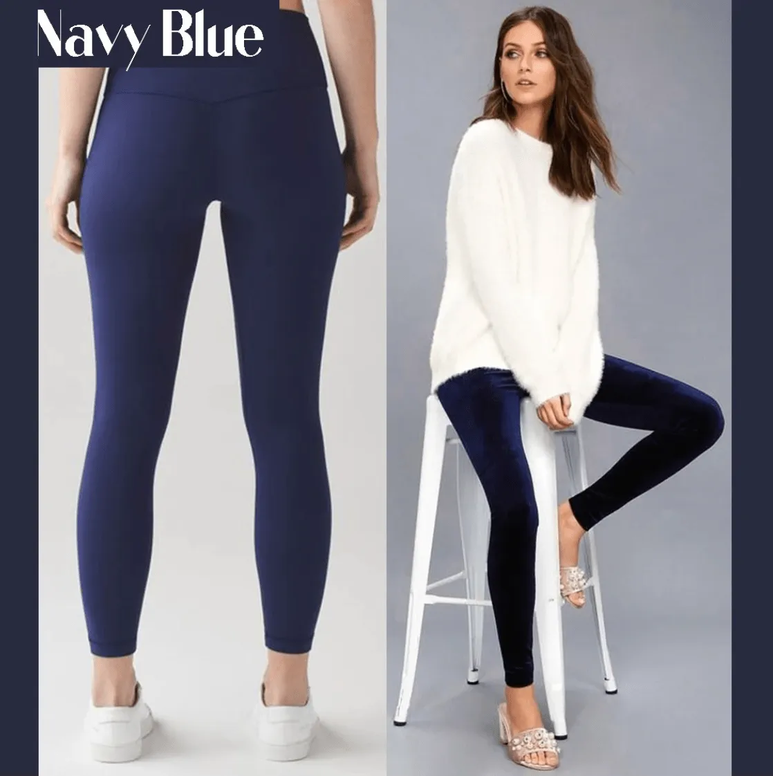 Winter Fleece Lined Stretchy Leggings