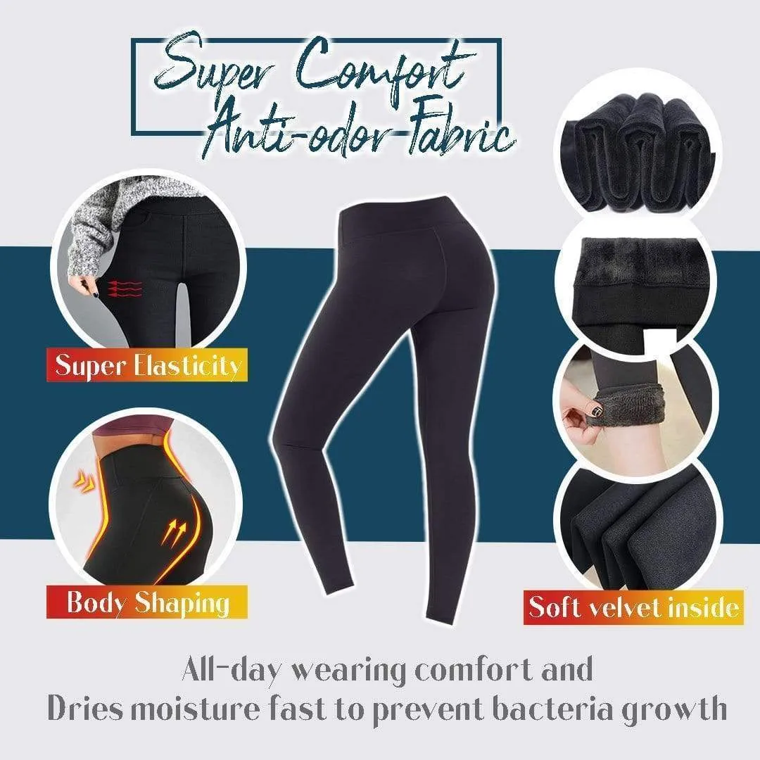 Winter Fleece Lined Stretchy Leggings