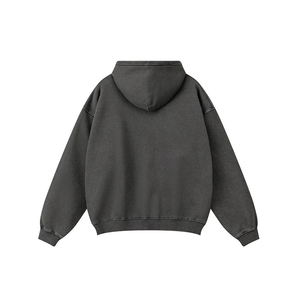 Winter Men's Washed Fleece Hoodies Pants