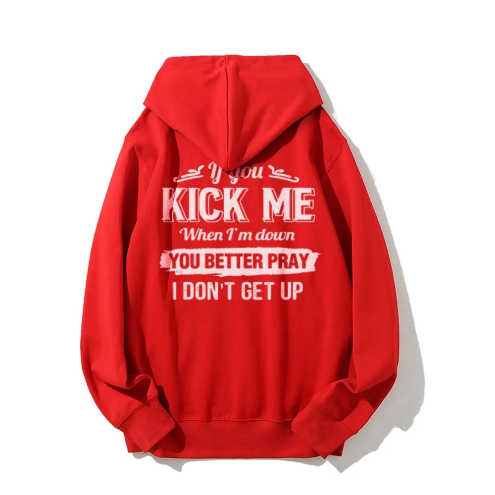 Women Inspire Slogan Letter Graphic Hoodies