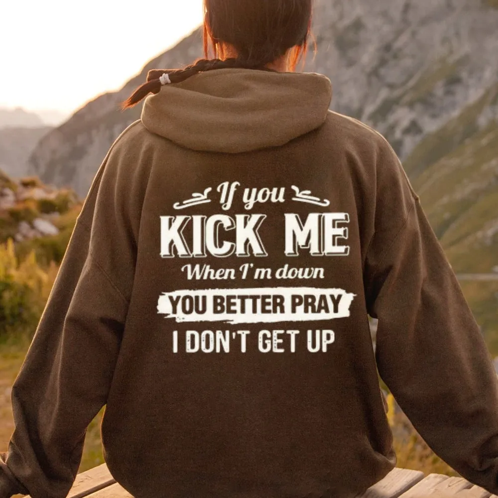 Women Inspire Slogan Letter Graphic Hoodies