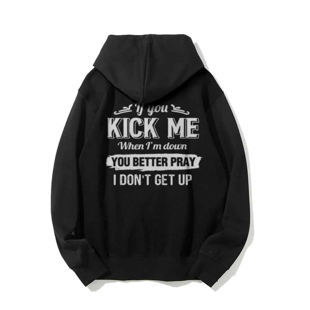Women Inspire Slogan Letter Graphic Hoodies