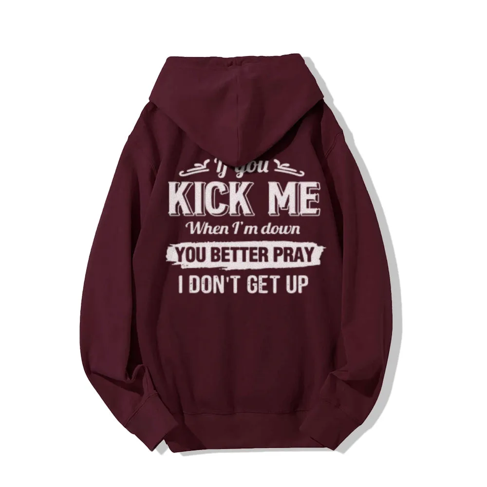 Women Inspire Slogan Letter Graphic Hoodies