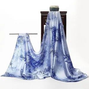 Women Scarf Silk Scarves Shawls Lady Wraps Soft Pashimina Female Beach Stole Bandana